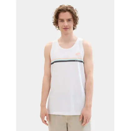 Zdjęcie Tom Tailor Denim Tank top 1042073 Biały Regular Fit