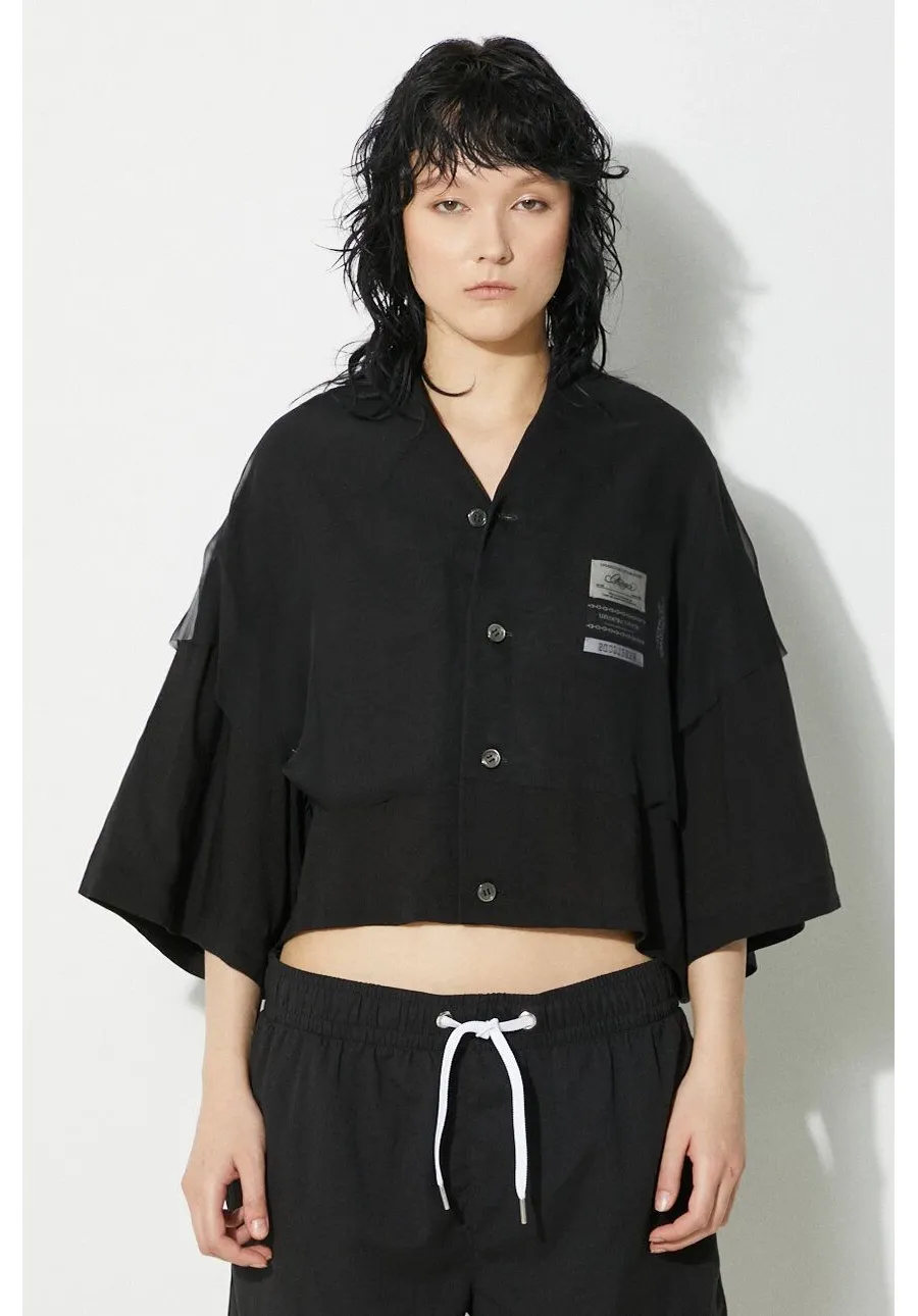 obrazek 1 Undercover koszula Shirt damska kolor czarny relaxed UC1D1406.2