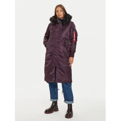 Zdjęcie Alpha Industries Parka 198013 Fioletowy Regular Fit