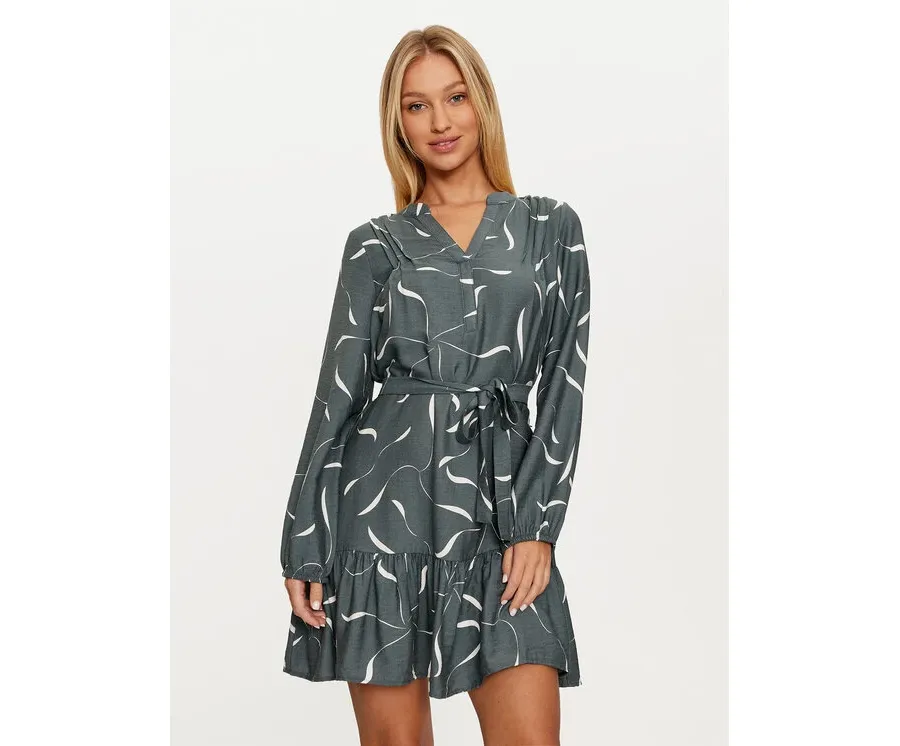 obrazek 1 Vero Moda Sukienka codzienna Jessi 10317440 Zielony Regular Fit