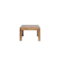 Picture Beautiful square small Savana table made of teak