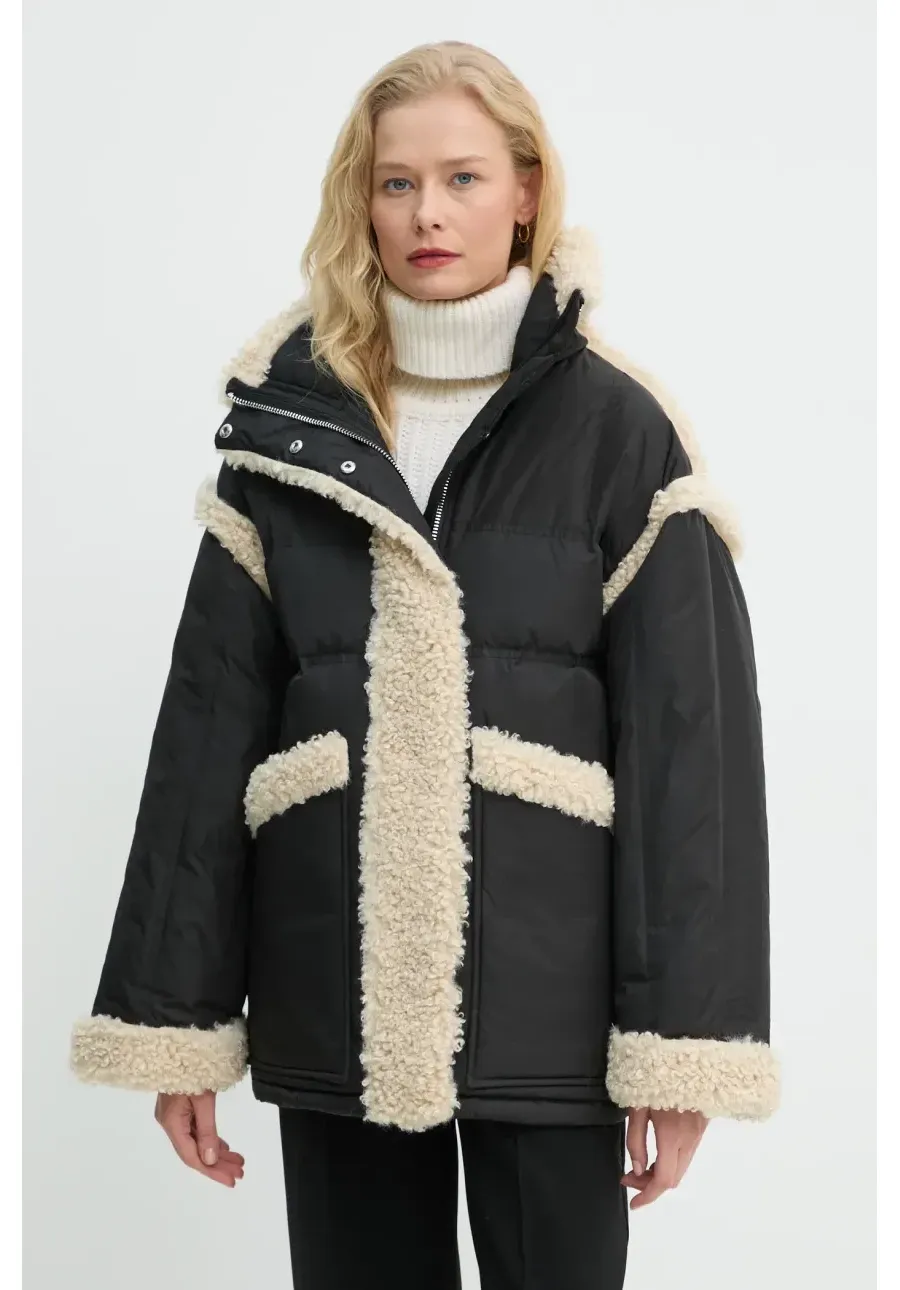obrazek 1 Stand Studio kurtka puchowa Dorothy Coat damska kolor czarny przejściowa oversize 62033-8657
