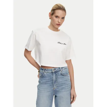 Zdjęcie Balmain T-Shirt DF1EE020BC78 Biały Regular Fit