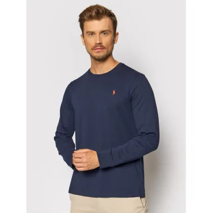 Zdjęcie Polo Ralph Lauren Longsleeve Classics 710671468024 Granatowy Slim Fit
