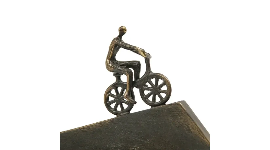 obrazek 2 Luksusowa statuetka "W drodze" wykonana z platerowanego brązu - idealna na prezent z wyjątkowej okazji