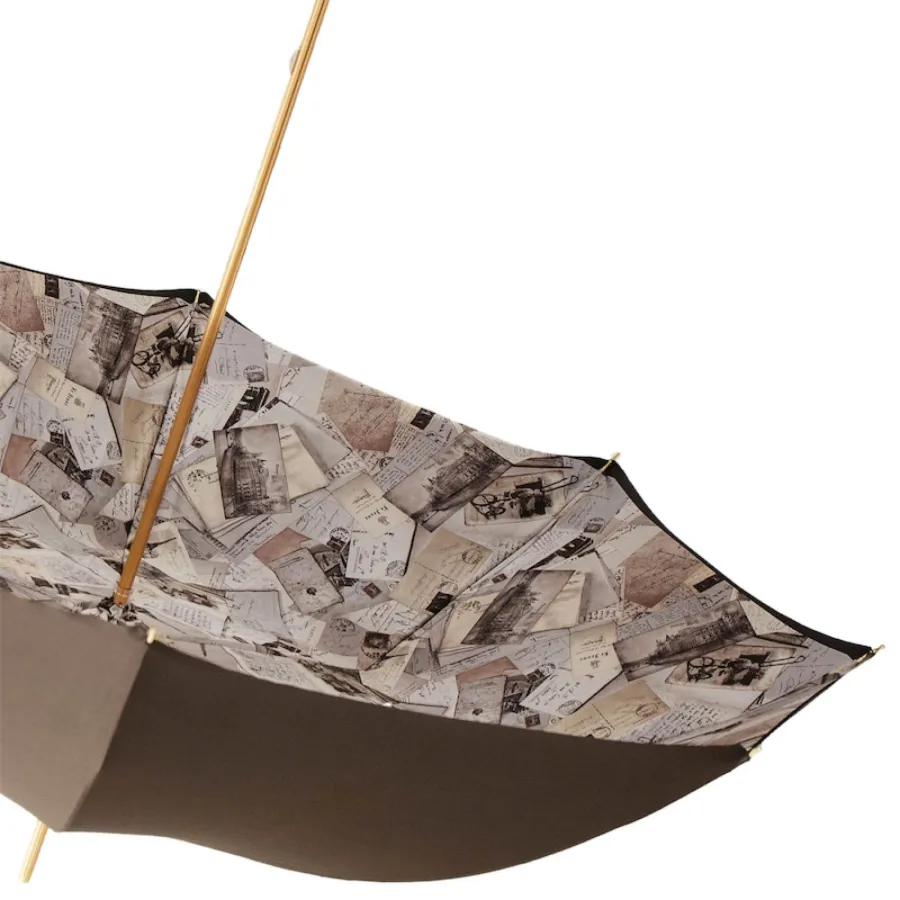 obrazek 4 Elegancki parasol damski w kolorach brązu – Pasotti