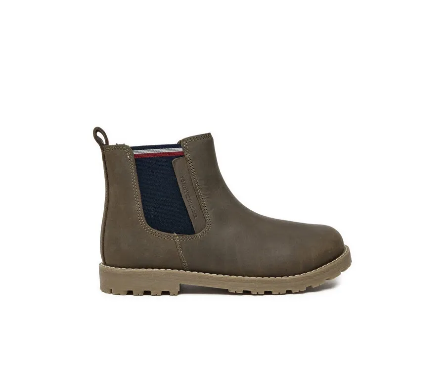 obrazek 1 Tommy Hilfiger Trzewiki T1X5-33700-0124 S Zielony
