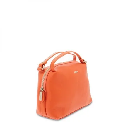 Zdjęcie Pomarańczowa elegancka torebka na ramię - Giudi