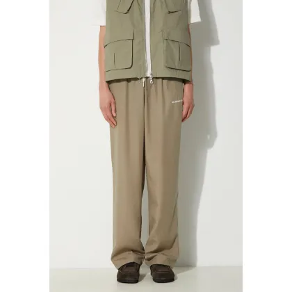 Zdjęcie MKI MIYUKI ZOKU spodnie Tencel Trousers męskie kolor zielony proste TENCEL.TROUSERS