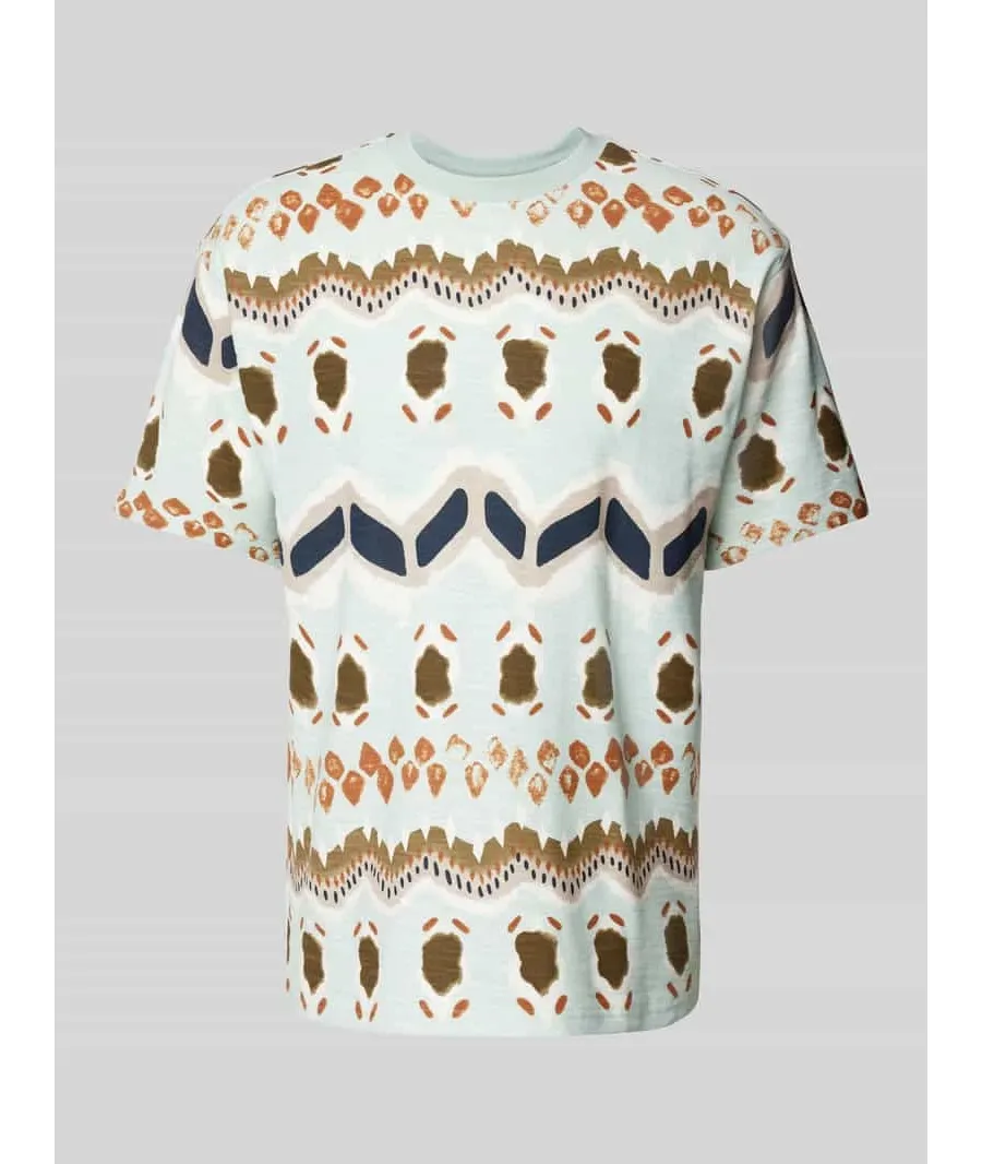 obrazek 1 T-shirt z wzorem na całej powierzchni