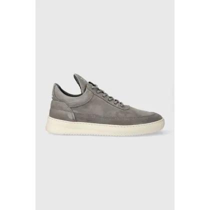 Zdjęcie Filling Pieces sneakersy zamszowe Low Top Suede kolor szary 10122791002