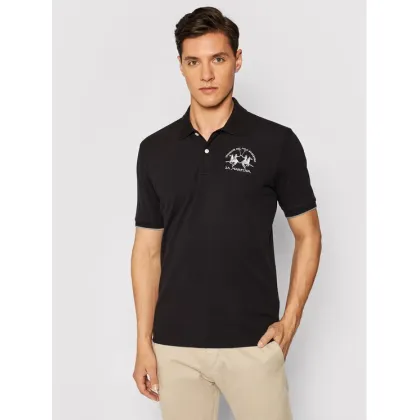 Zdjęcie La Martina Polo CCMP01 PK001 Czarny Regular Fit