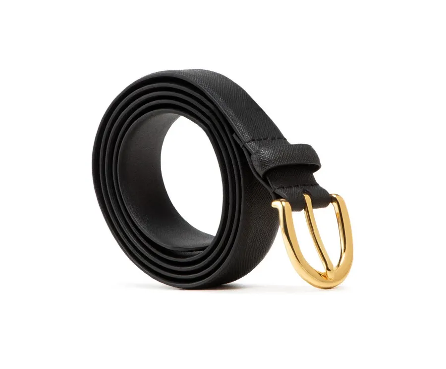 obrazek 1 Lauren Ralph Lauren Pasek Damski Charm Classc 412802952004 Czarny LAUREN RALPH LAUREN