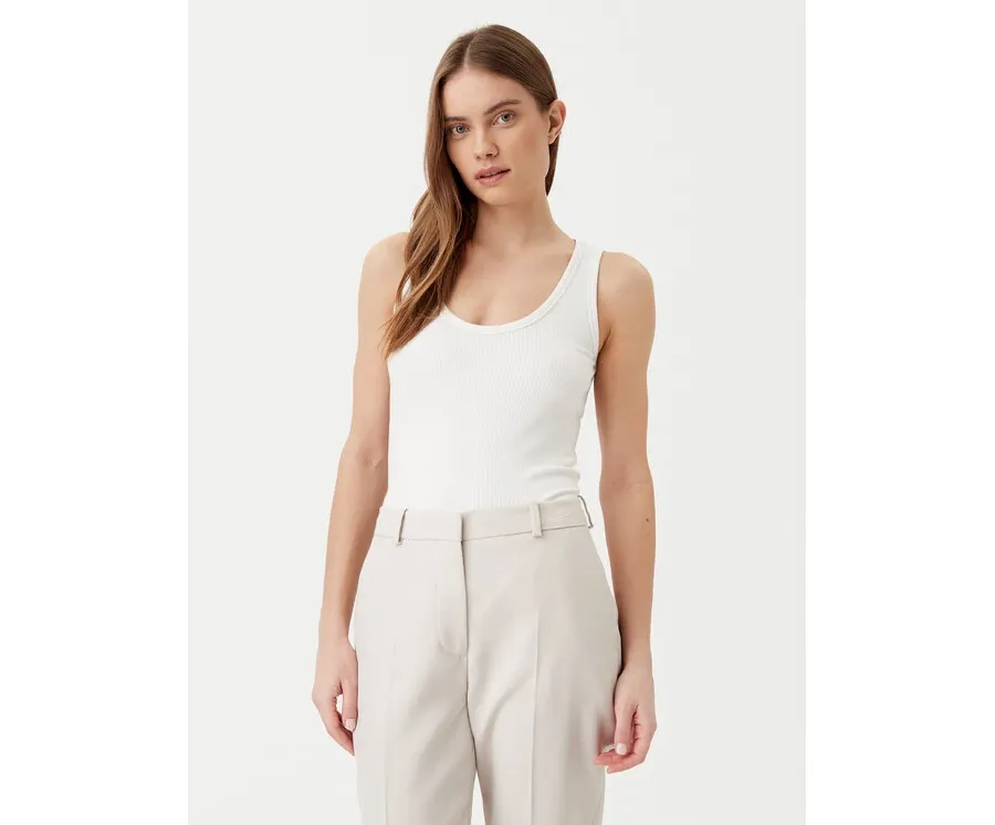 obrazek 1 Calvin Klein Top K20K208246 Biały Slim Fit