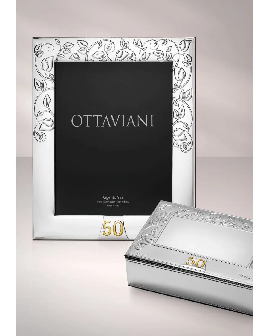 obrazek 2 Prestiżowa ramka na zdjęcia 13×18 cm „Drzewko złote gody”