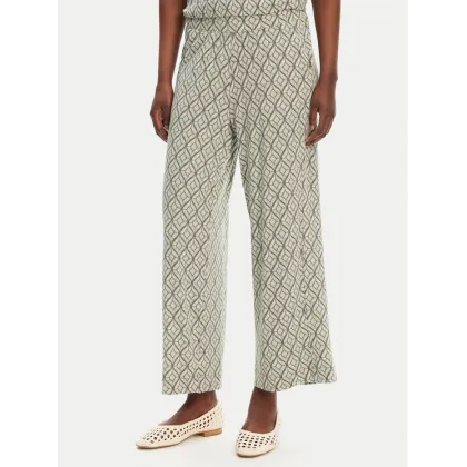 Zdjęcie Olsen Spodnie materiałowe 14002433 Zielony Relaxed Fit