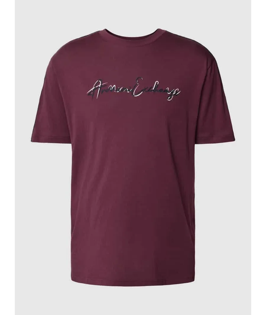 obrazek 1 T-shirt o kroju regular fit z wyhaftowanym logo