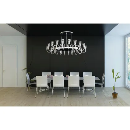 Picture Luxurious Murano glass chandelier - Lucevetro