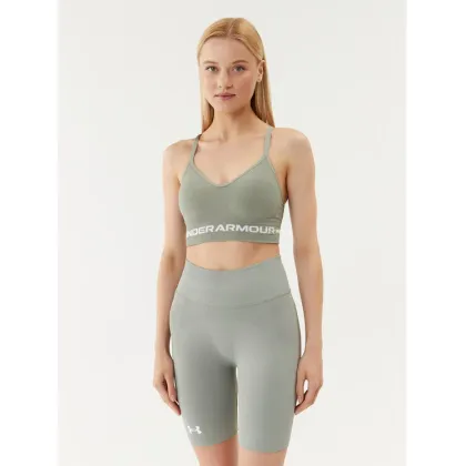 Zdjęcie Under Armour Biustonosz sportowy Ua Seamless Low Long Bra 1357719 Zielony Compression Fit