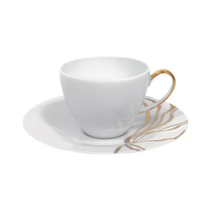 Zdjęcie Luksusowa filiżanka ze spodkiem Fiume D'Oro do herbaty