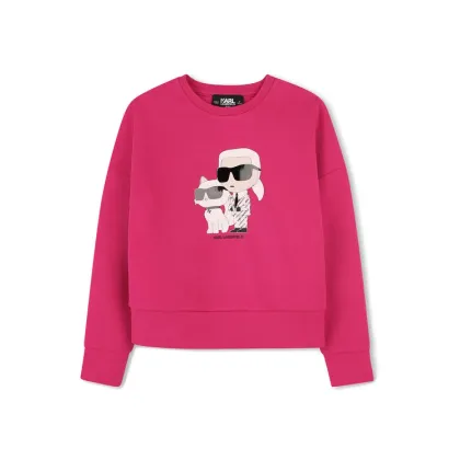 Zdjęcie Karl Lagerfeld Kids Bluza Z30472 M Różowy Regular Fit