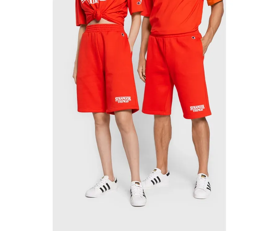 obrazek 1 Champion Szorty sportowe Unisex STRANGER THINGS 217782 Czerwony Regular Fit