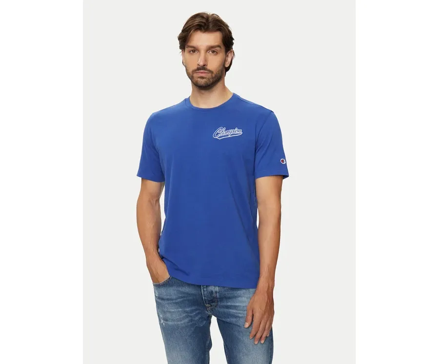 obrazek 1 Champion T-Shirt 218526 Niebieski Regular Fit