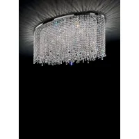 Zdjęcie Designerska lampa sufitowa z zawieszkami kryształowymi