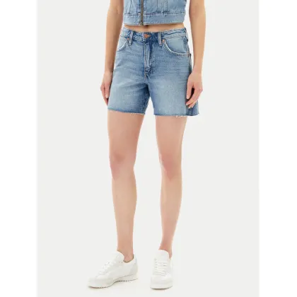 Zdjęcie Wrangler Szorty jeansowe Cowboy 112362703 Niebieski Relaxed Fit