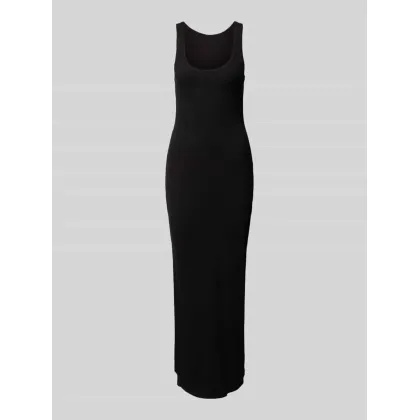 Zdjęcie Długa sukienka z efektem prążkowania model ‘Drew’