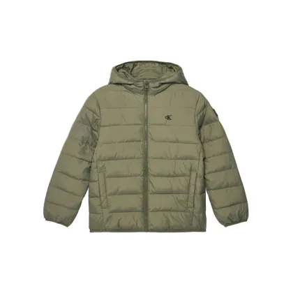 Zdjęcie Calvin Klein Jeans Kurtka zimowa Inst Logo IB0IB02174 D Zielony Regular Fit