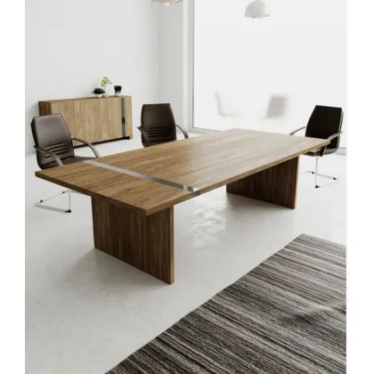 Zdjęcie Masywny stoł konferencyjny w stylu nowoczesnym