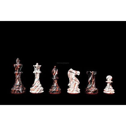 Zdjęcie Charakterystyczny komplet figur szachowych idealny na prezent - The Chess Empire