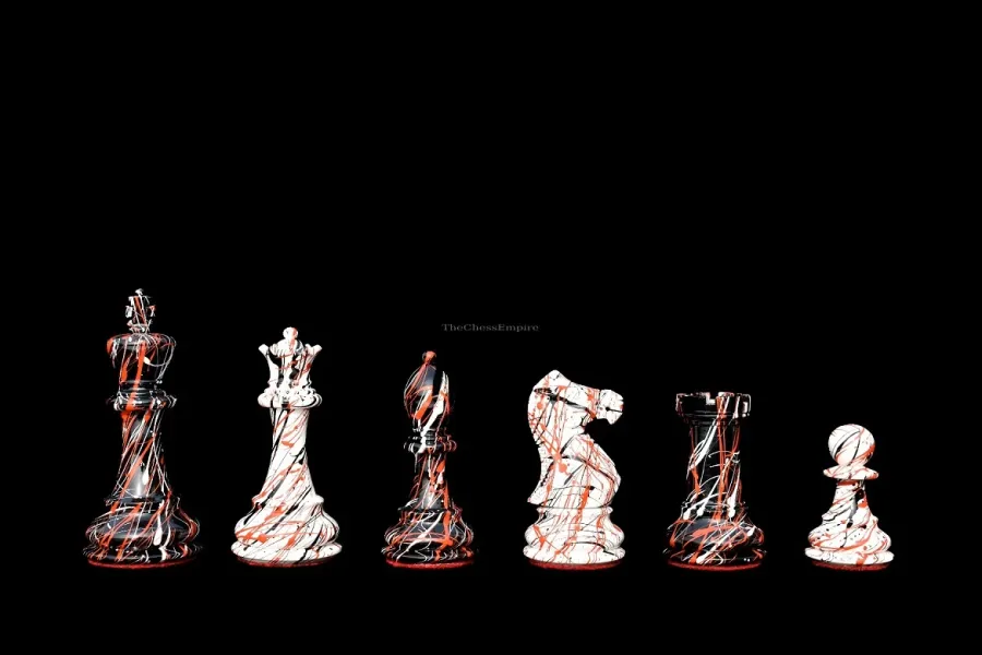 obrazek 1 Charakterystyczny komplet figur szachowych idealny na prezent - The Chess Empire