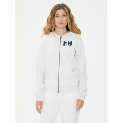 Zdjęcie Helly Hansen Bluza W Hh Logo Full Zip Hoodie 2.0 34461 Biały Regular Fit