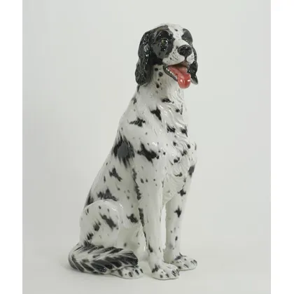 Picture A tasteful figure of a dog made of ceramics