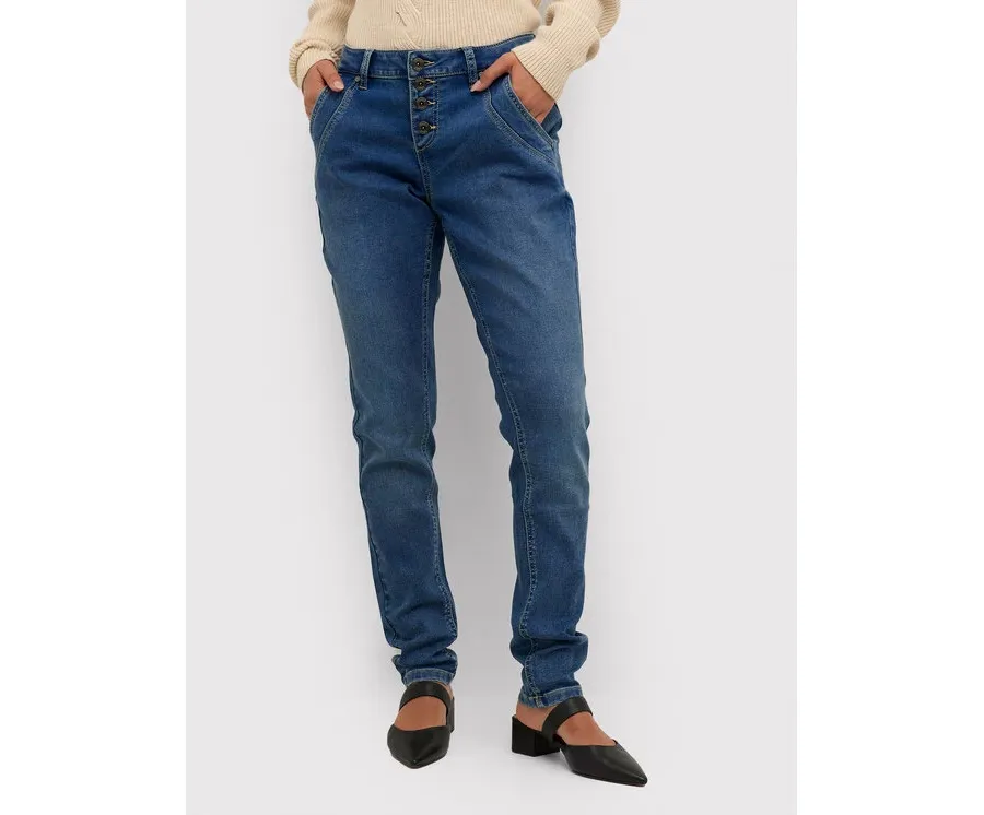 obrazek 1 Cream Jeansy CRSandy 10610602 Niebieski Curvy Fit