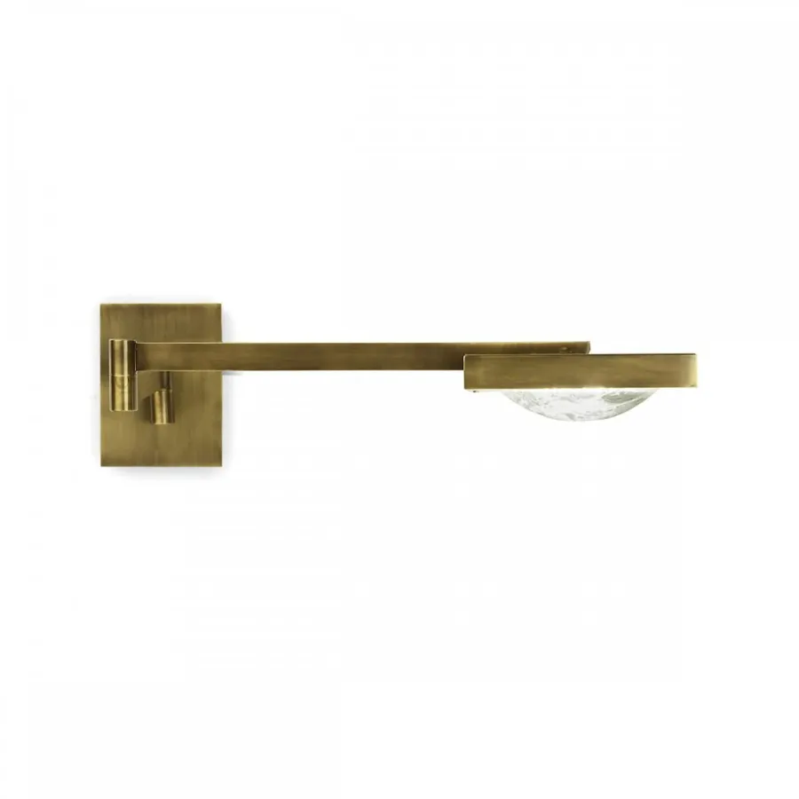 obrazek 4 Duża lampa ścienna w kolorze mosiądzu H.15xL.20xP.86 cm
