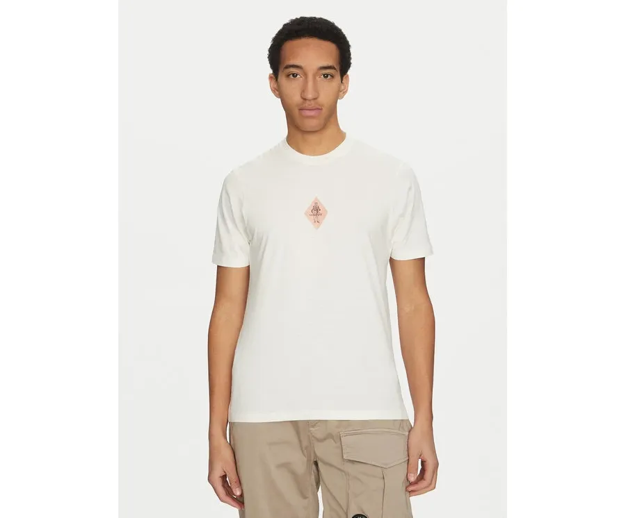 obrazek 1 C.P. Company T-Shirt 18CMTS144A006586W Biały Regular Fit