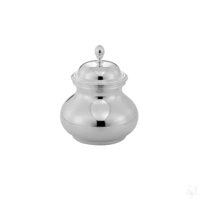 Zdjęcie Stylowa srebrna cukiernica o wyjątkowej formie – Zaramella Argenti