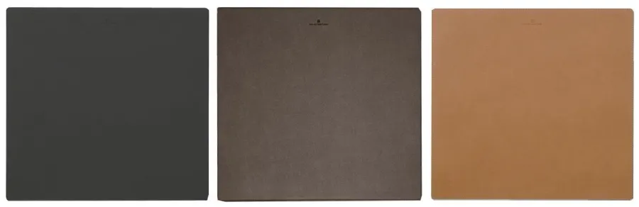picture 5 6 element set of desk accessories – brown finish