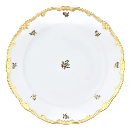 Zdjęcie Pięknie zdobiony talerz z porcelany