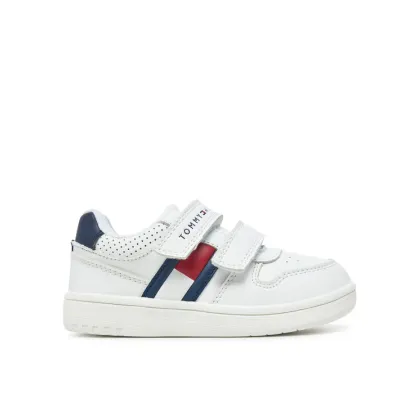 Zdjęcie Tommy Hilfiger Sneakersy Flag Low Cut Velcro Sneaker T1X9-33841-1355 M Biały