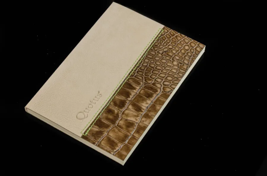 picture 1 Stylish notebook made of leather