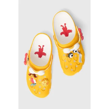 Zdjęcie Crocs klapki Crocs x McDonald’s Bridie Clog kolor żółty 208696.YELL