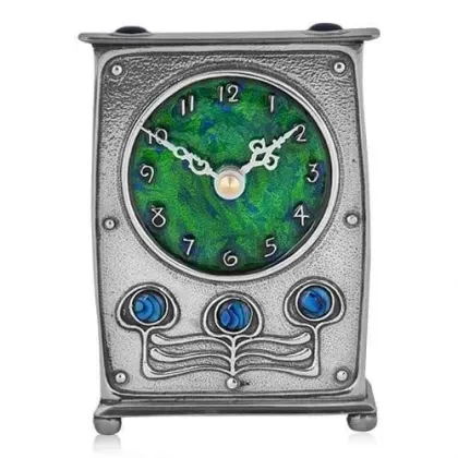 Zdjęcie Piękny zegar Archibalda Knoxa model 48 z pewteru – stylowy prezent dla niego lub dla niej