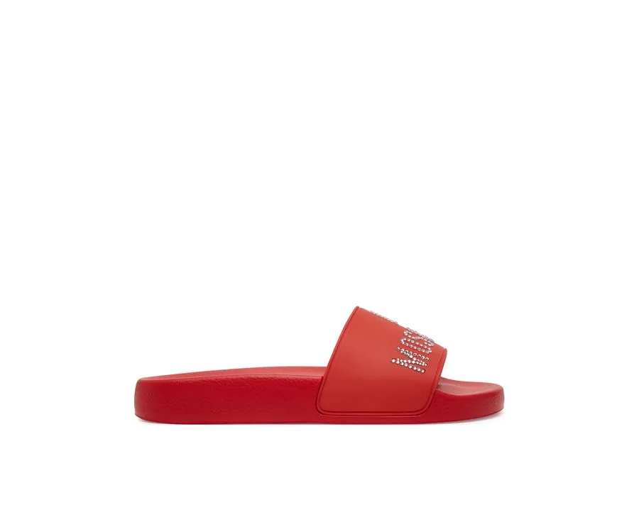 obrazek 1 LOVE MOSCHINO Klapki JA28122G1MI13500 Czerwony