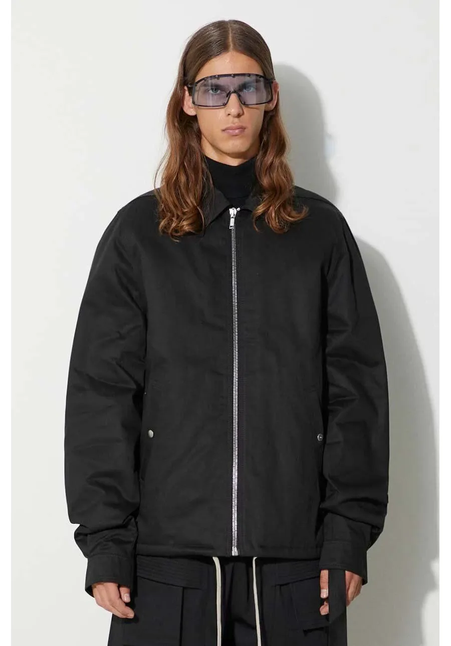 obrazek 1 Rick Owens kurtka bawełniana kolor czarny przejściowa