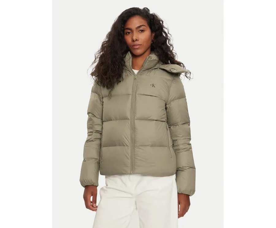 obrazek 1 Calvin Klein Jeans Kurtka puchowa J20J223571 Beżowy Regular Fit