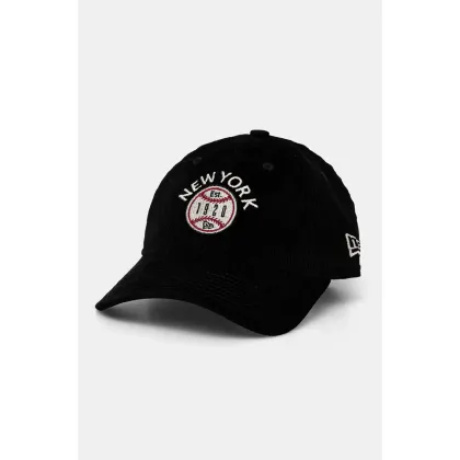 Zdjęcie New Era czapka z daszkiem kolor czarny z aplikacją 60565321